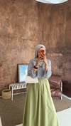 Lorea Çizgili Günlük  Mevsimlik İsoanyol Kol Casual Bluz 