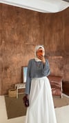 Lorea Çizgili Günlük  Mevsimlik İsoanyol Kol Casual Bluz 