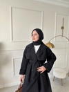 Lorin Oversize Kalıp Kruvaze Trençkot 
