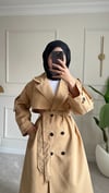 Lorin Oversize Kalıp Kruvaze Trençkot 