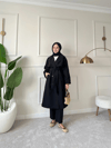 Lorin Oversize Kalıp Kruvaze Trençkot 