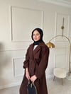 Lorin Oversize Kalıp Kruvaze Trençkot 