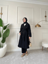 Lorin Oversize Kalıp Kruvaze Trençkot 