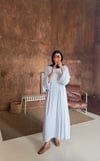 Maris Pamuklu Çizgili Penye Elbise