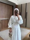 Modest Chic Balon Kol Üc Kat Astarlı Yazlık Elbise