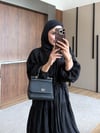 Modest Chic Balon Kol Üc Kat Astarlı Yazlık Elbise