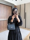 Modest Chic Balon Kol Üc Kat Astarlı Yazlık Elbise