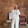 Oversize Kalıp Düğmeli Şık Casual Gömlek 