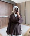 Şehirli Örgü Kemerli Dokuma Panço