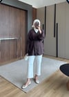 Şehirli Örgü Kemerli Dokuma Panço