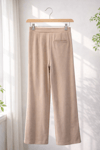 Soft Çırt Detaylı Likralı Crep bol Paça Pantolon 