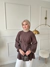 Soft Form Balon Kol Tasarım Tunik