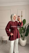 Soft Form Balon Kol Tasarım Tunik