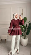 Soft Form Balon Kol Tasarım Tunik