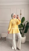 Soft Form Balon Kol Tasarım Tunik