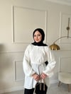 Soft Form Balon Kol Tasarım Tunik