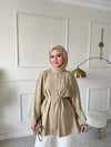 Soft Form Balon Kol Tasarım Tunik