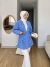 Taş Detaylı Fisto Astarlı Tasarım Kimono