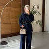 Vintage Yıkamalı Kemerli Denim Takım – Şık ve Rahat İkili Set