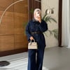 Vintage Yıkamalı Kemerli Denim Takım – Şık ve Rahat İkili Set