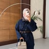 Vintage Yıkamalı Kemerli Denim Takım – Şık ve Rahat İkili Set