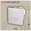 1.5W SENSÖRLÜ KORİDOR (KARE)(BEYAZ)