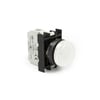 B Serisi Plastik LED'li 12-30V AC/DC Beyaz 22 mm Sinyal