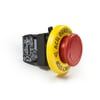 CM Serisi Metal 1NC Acil Stop 40 mm Çevirmeli Kırmızı 22 mm Buton