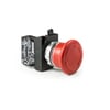 CM Serisi Metal 1NC Acil Stop 40 mm Çevirmeli Kırmızı 22 mm Buton