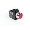 CM Serisi Metal 1NO+1NC Yaylı Düz Kırmızı 22 mm Buton