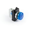 CM Serisi Metal LED li 100-230V AC Mavi 22 mm Sinyal
