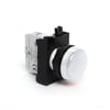 CP Serisi Plastik LED li 12-30V AC/DC Beyaz 22 mm Sinyal