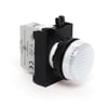 CP Serisi Plastik LED'li 100-230V AC Beyaz 22 mm Sinyal