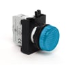 CP Serisi Plastik LED'li 100-230V AC Mavi 22 mm Sinyal