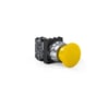 H Serisi Plastik 1NO Yaylı 40 mm Mantar Sarı 30 mm Buton