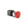 KB Serisi Plastik 1NO+1NC Acil Stop 40 mm Çevirmeli Kırmızı 22 mm Buton