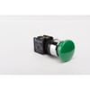 KB Serisi Plastik 1NO+1NC Yaylı 40 mm Mantar Yeşil 22 mm Buton