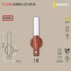 KUMRU ŞARJLI LED APLİK