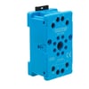 RS1 Serisi 8 Pin 10A Plug-in IP40 MS70 Ray Tipi Mavi Güç Rölesi Soketi