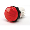 S Serisi Plastik LED li 230V AC Kırmızı 22 mm Sinyal