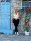 İKM BUTİK Büyük Beden  Dar Paça  Siyah Tayt Pantolon