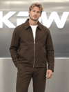 ASTARLI MEVSİMLİK CEKET KAHVE