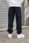 BASİC BAGGY KALIP PAÇA LASTİKLİ ŞARDONLU EŞOFMAN ALTI LACİVERT