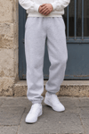 BASİC BAGGY KALIP PAÇA LASTİKLİ ŞARDONLU EŞOFMAN ALTI GRİ
