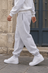 BASİC BAGGY KALIP PAÇA LASTİKLİ ŞARDONLU EŞOFMAN ALTI GRİ