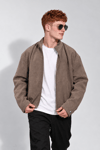 BOMBER KADİFE CEKET HAKİ