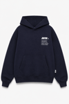 BOXY FİT OVERSİZE KAPŞONLU SWEATSHİRT LACİVERT