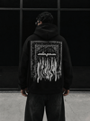 BOXY FİT OVERSİZE KAPŞONLU SWEATSHİRT SİYAH