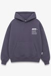 BOXY FİT OVERSİZE KAPŞONLU SWEATSHİRT ANTRASİT