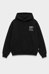 BOXY FİT OVERSİZE KAPŞONLU SWEATSHİRT SİYAH